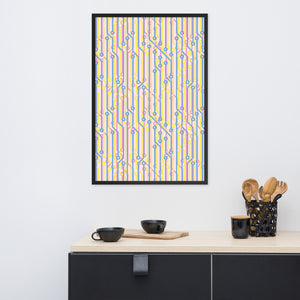 TIKI Framed matte paper poster