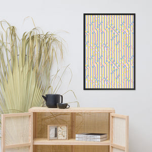 TIKI Framed matte paper poster