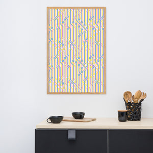 TIKI Framed matte paper poster