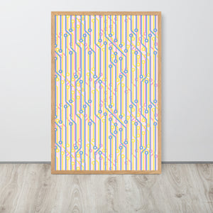 TIKI Framed matte paper poster
