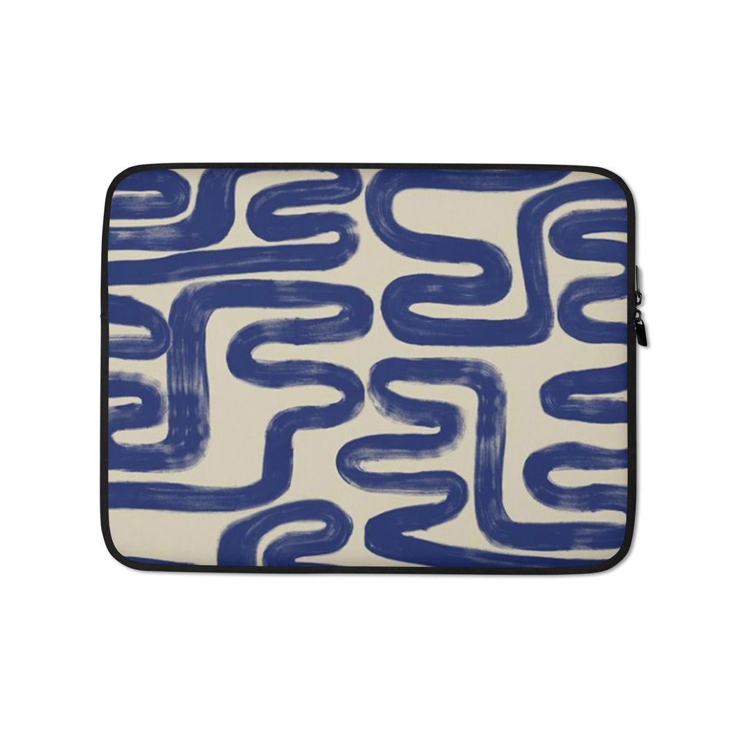 BLUE MODERN Laptop Sleeve