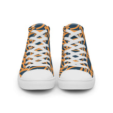 Load image into Gallery viewer, FLAME-TRIUMPHANT Men’s high top canvas shoes
