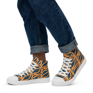 FLAME-TRIUMPHANT Men’s high top canvas shoes