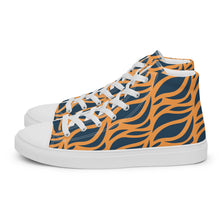 Load image into Gallery viewer, FLAME-TRIUMPHANT Men’s high top canvas shoes
