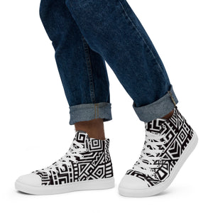 TREND Men’s high top canvas shoes