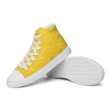 Load image into Gallery viewer, GOLDEN Men’s high top canvas shoes
