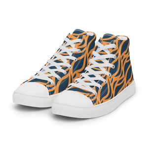 FLAME-TRIUMPHANT Men’s high top canvas shoes