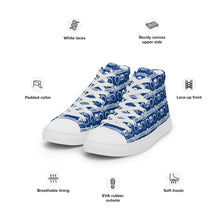 Load image into Gallery viewer, STEREO Men’s high top canvas shoes
