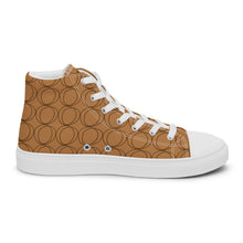 Load image into Gallery viewer, COGNAC Men’s high top canvas shoes
