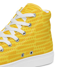 Load image into Gallery viewer, GOLDEN Men’s high top canvas shoes
