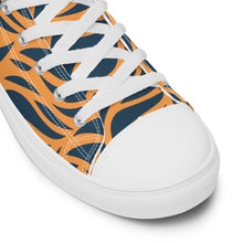 Load image into Gallery viewer, FLAME-TRIUMPHANT Men’s high top canvas shoes
