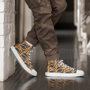 FLAME-TRIUMPHANT Men’s high top canvas shoes