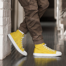 Load image into Gallery viewer, GOLDEN Men’s high top canvas shoes
