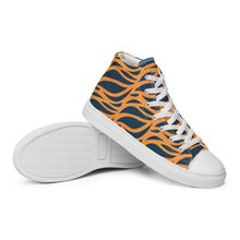 Load image into Gallery viewer, FLAME-TRIUMPHANT Men’s high top canvas shoes
