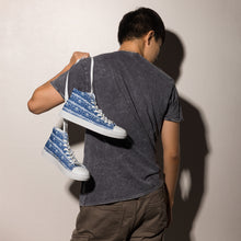 Load image into Gallery viewer, STEREO Men’s high top canvas shoes
