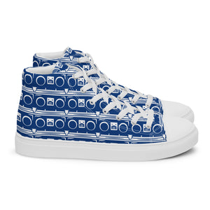 STEREO Men’s high top canvas shoes