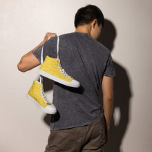 Load image into Gallery viewer, GOLDEN Men’s high top canvas shoes
