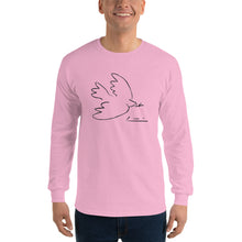 Load image into Gallery viewer, PEACE DOVE Men’s Long Sleeve Shirt
