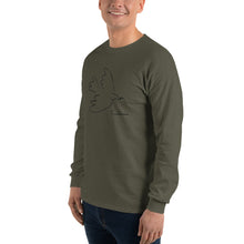 Load image into Gallery viewer, PEACE DOVE Men’s Long Sleeve Shirt
