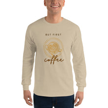 Load image into Gallery viewer, FIRST COFFEE Men’s Long Sleeve Shirt
