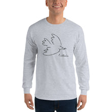 Load image into Gallery viewer, PEACE DOVE Men’s Long Sleeve Shirt
