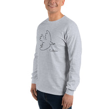 Load image into Gallery viewer, PEACE DOVE Men’s Long Sleeve Shirt
