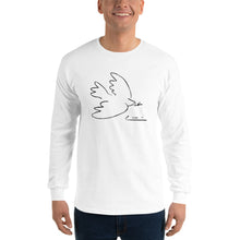 Load image into Gallery viewer, PEACE DOVE Men’s Long Sleeve Shirt
