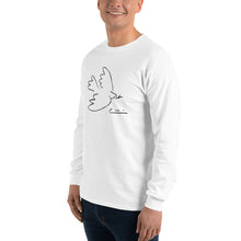 Load image into Gallery viewer, PEACE DOVE Men’s Long Sleeve Shirt
