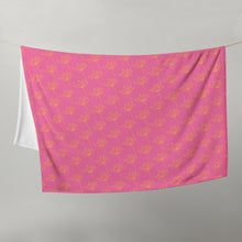 Load image into Gallery viewer, GOLD FLOWER Throw Blanket
