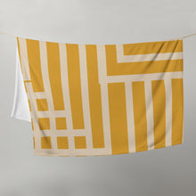 Load image into Gallery viewer, GOLD STRIPED LAWRENCE Throw
