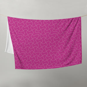 MODERN GEO LINES Throw Blanket