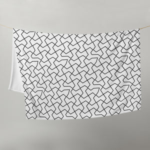 MODERN GEO LINES Throw Blanket