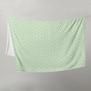 GEO GREEN Throw Blanket