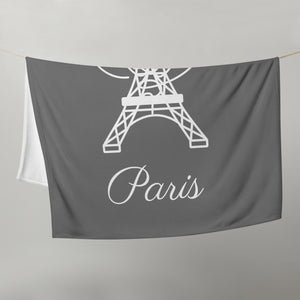 PARIS Throw Blanket