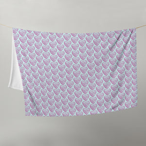 MODERN HEARTS Throw Blanket