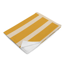 Load image into Gallery viewer, GOLD STRIPED LAWRENCE Throw
