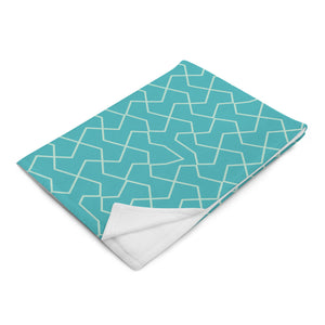 MODERN GEO LINES Throw Blanket