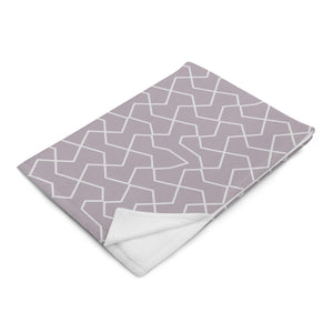 MODERN GEO LINES Throw Blanket