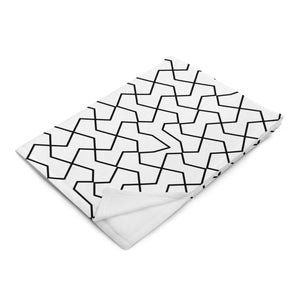 MODERN GEO LINES Throw Blanket