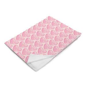 MODERN HEARTS Throw Blanket