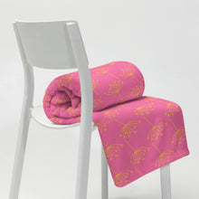 Load image into Gallery viewer, GOLD FLOWER Throw Blanket
