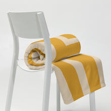 Load image into Gallery viewer, GOLD STRIPED LAWRENCE Throw
