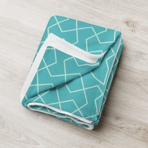 MODERN GEO LINES Throw Blanket