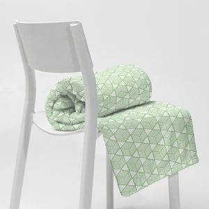 GEO GREEN Throw Blanket