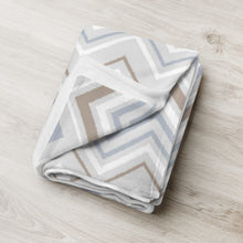 Load image into Gallery viewer, MODERN CHEVRON Throw Blanket
