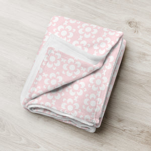 MODERN ROSE Throw Blanket