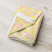 Load image into Gallery viewer, MODERN FLORAL THROW Throw Blanket
