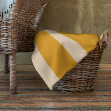 Load image into Gallery viewer, GOLD STRIPED LAWRENCE Throw
