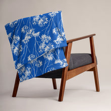 Load image into Gallery viewer, COASTAL Royal Blue Throw Blanket
