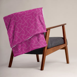 MODERN GEO LINES Throw Blanket